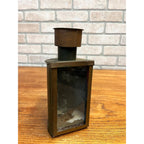 Antique 1900s Copper Photographer's Dark Room Candle Light Lamp Lantern