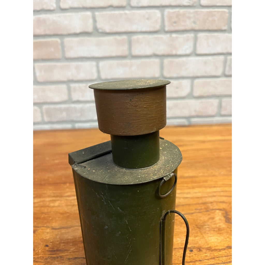 Antique 1900s Copper Photographer's Dark Room Candle Light Lamp Lantern