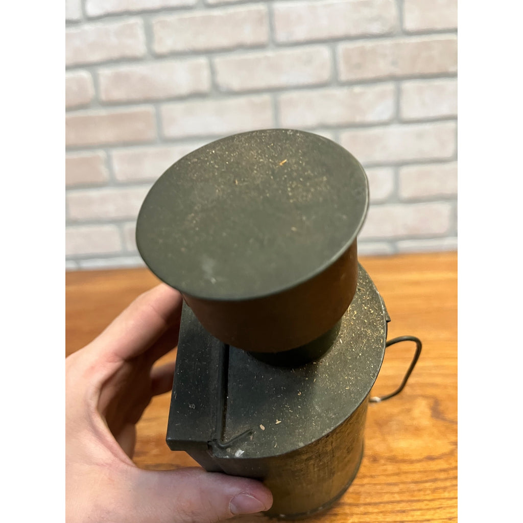 Antique 1900s Copper Photographer's Dark Room Candle Light Lamp Lantern