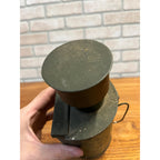 Antique 1900s Copper Photographer's Dark Room Candle Light Lamp Lantern