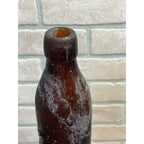 Antique Amber E.L. Husting Milwaukee Wisconsin Beer Bottle