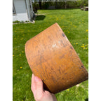 Antique Primitive 19th c. Large Wooden Grain Measure S. Farrar Royalston Mass MA