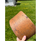 Antique Primitive 19th c. Large Wooden Grain Measure S. Farrar Royalston Mass MA