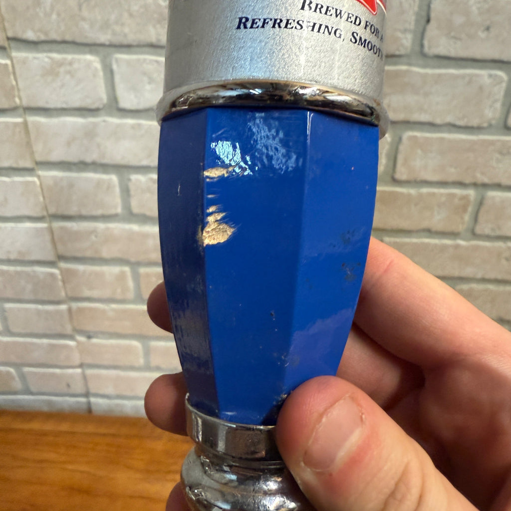 Milwaukee's Miller Best Light 12” Vintage Beer Tap Handle Knob Blue