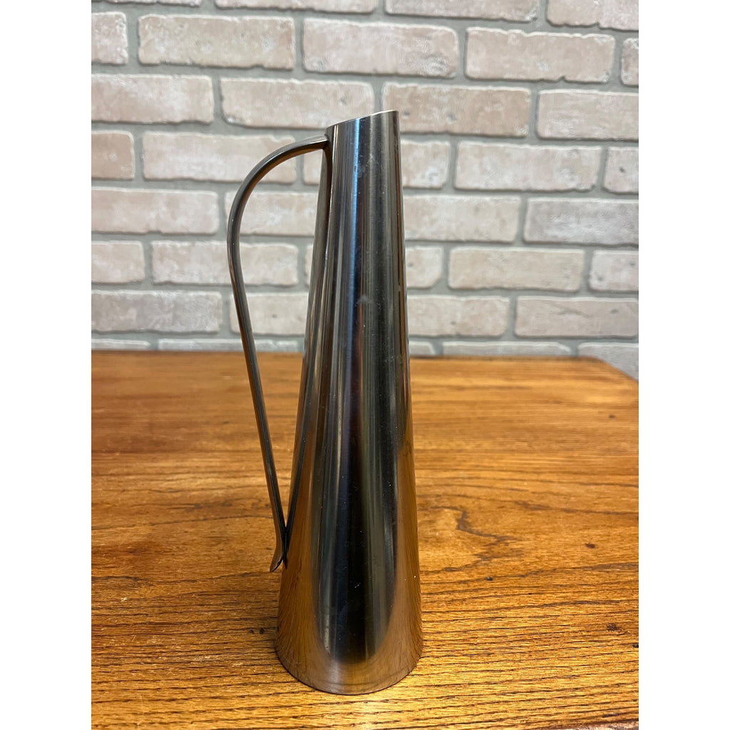 Vintage MCM Gabis Swedish Modern Stainless Cocktail Pitcher Sleek Modernist