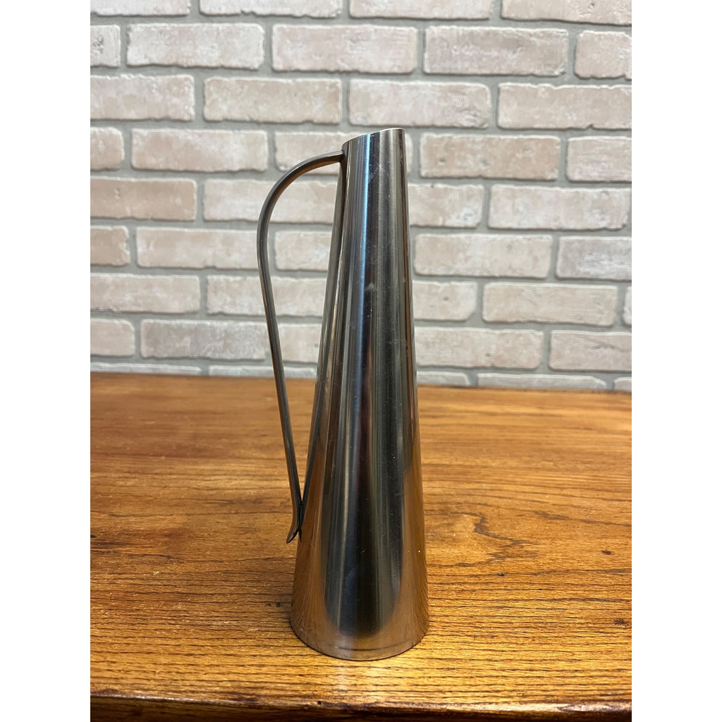 Vintage MCM Gabis Swedish Modern Stainless Cocktail Pitcher Sleek Modernist