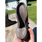 Antique Victorian Cast Iron Button Boot Shoe Forms Store Display Mannequin Lasts Pair