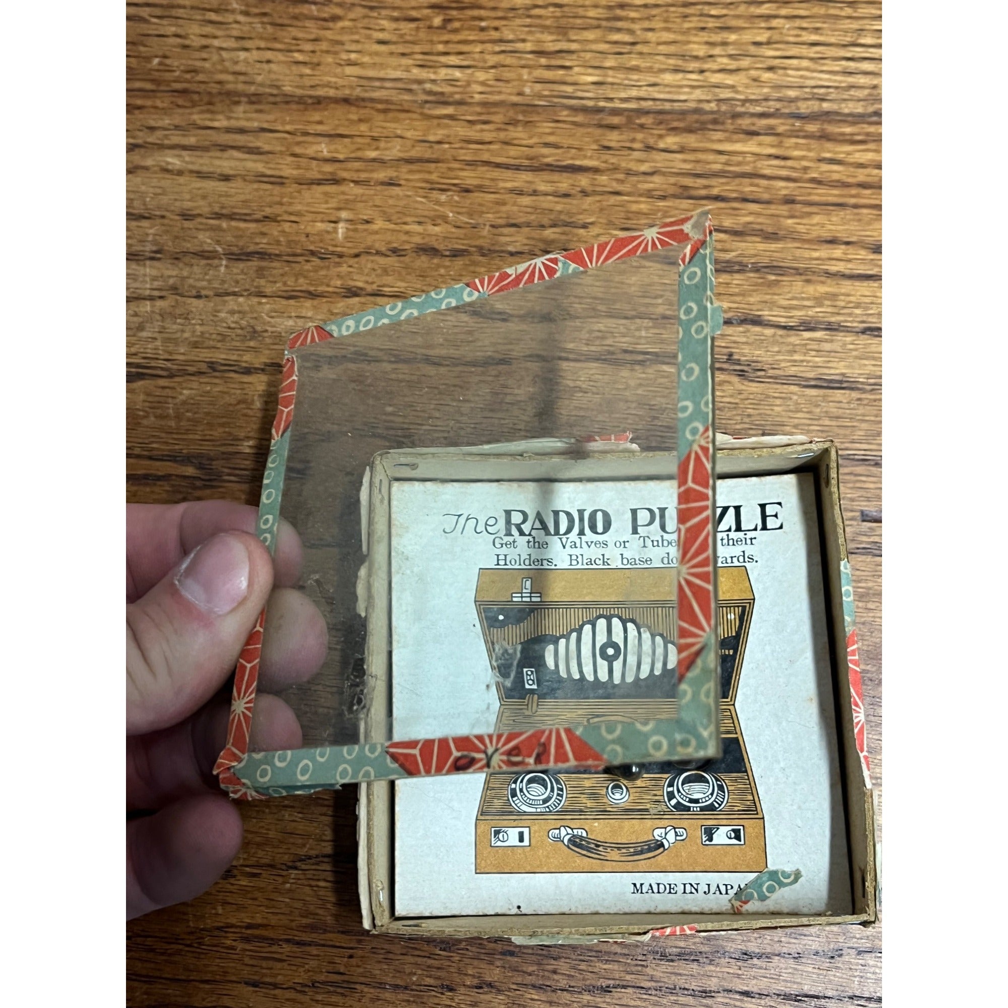 Vintage 1930s Dexterity Palm Game Radio Puzzle Tubes - As-is