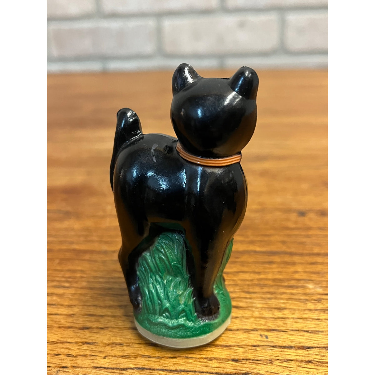 Vintage 1930s Halloween Black Cat Celluloid Rattle Toy Antique Early