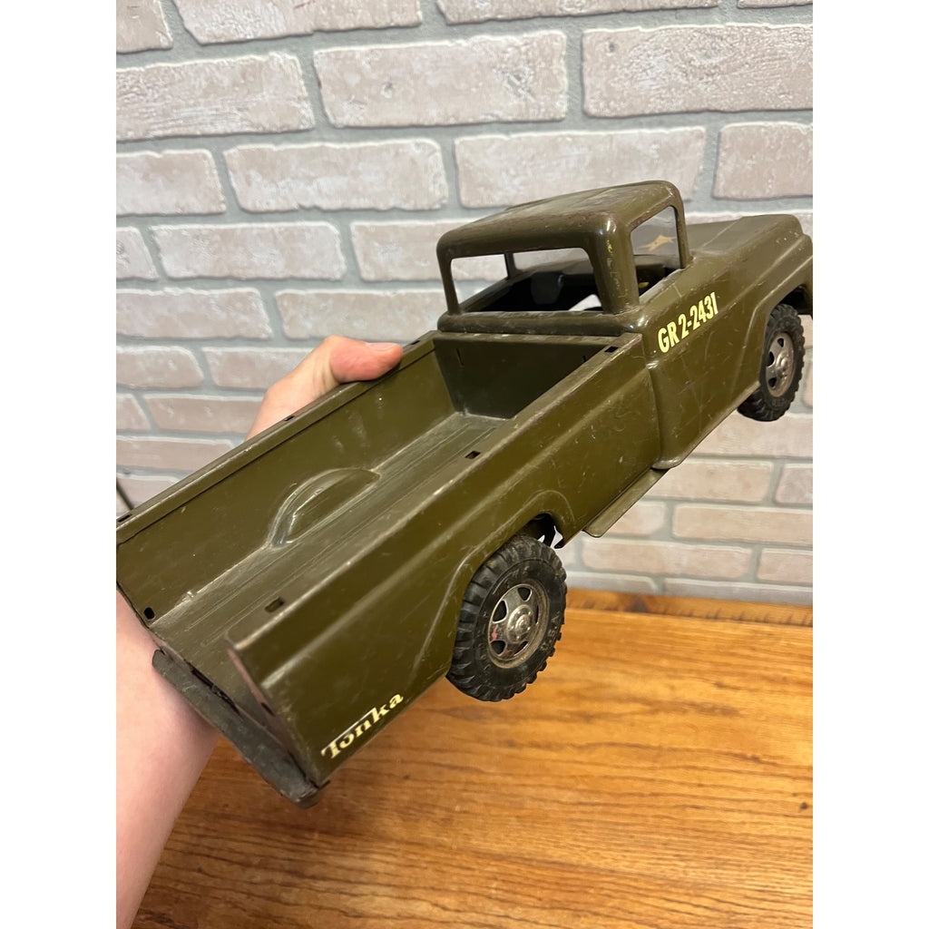 Vintage Tonka US Army Pressed Steel Pickup Truck