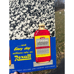 Vintage Rexall Mouth Wash Cardboard Advertising Easel Sign Drug Store Display