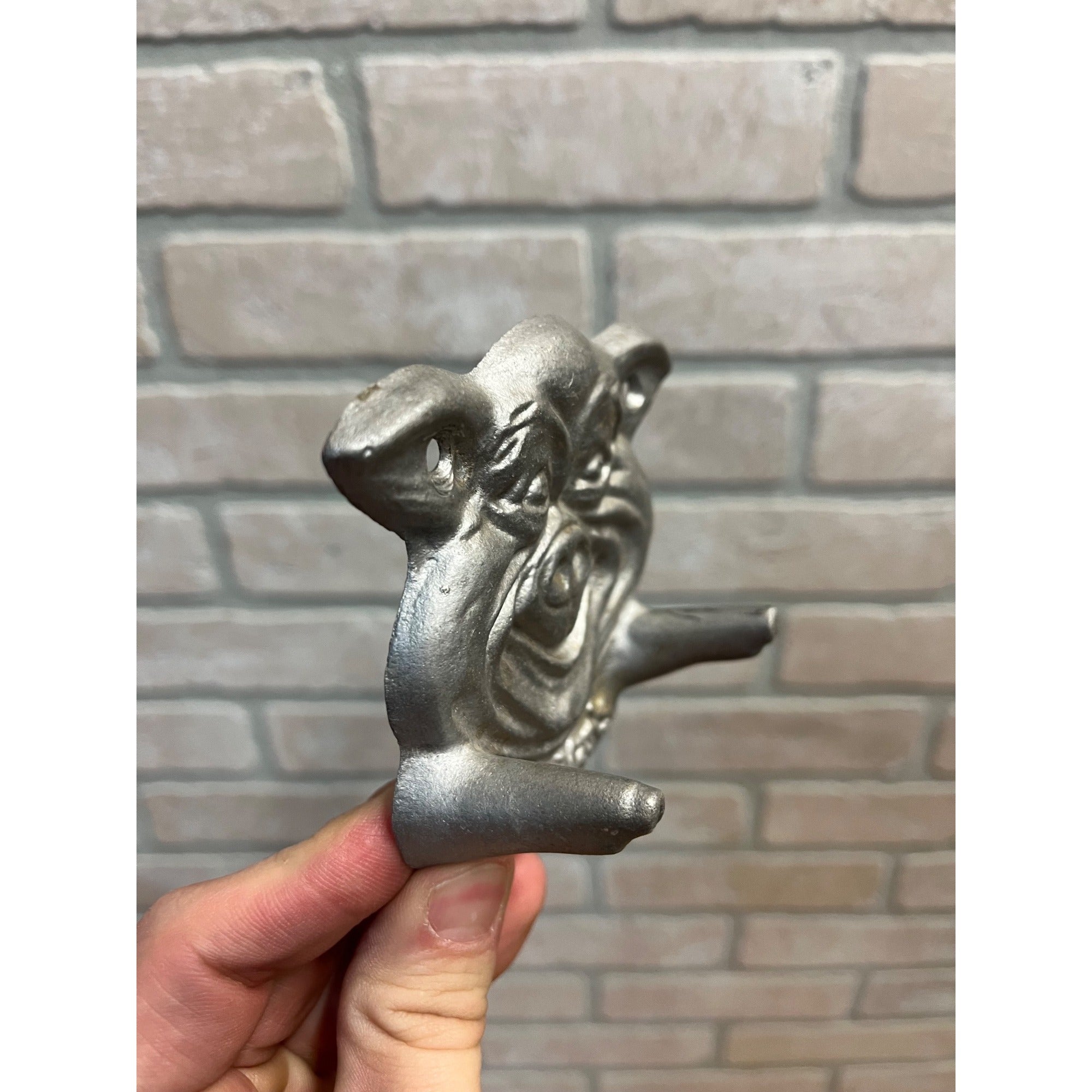 Vintage Moorman's Advertising Pig Farm Coat Hook Key Wall Hanger Feed Sign