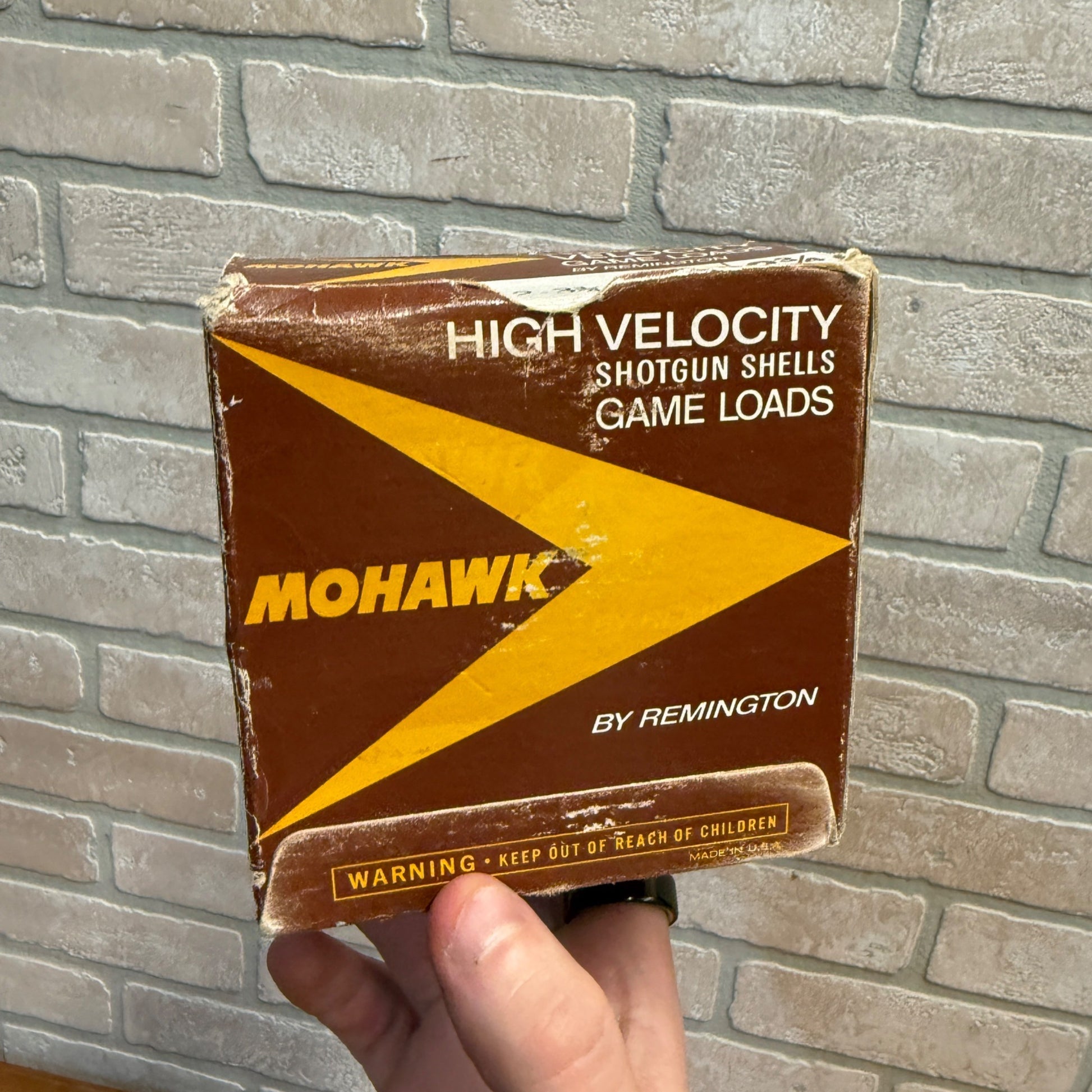Empty Remington Mohawk 12 Ga Game Loads Ammo Shell Box