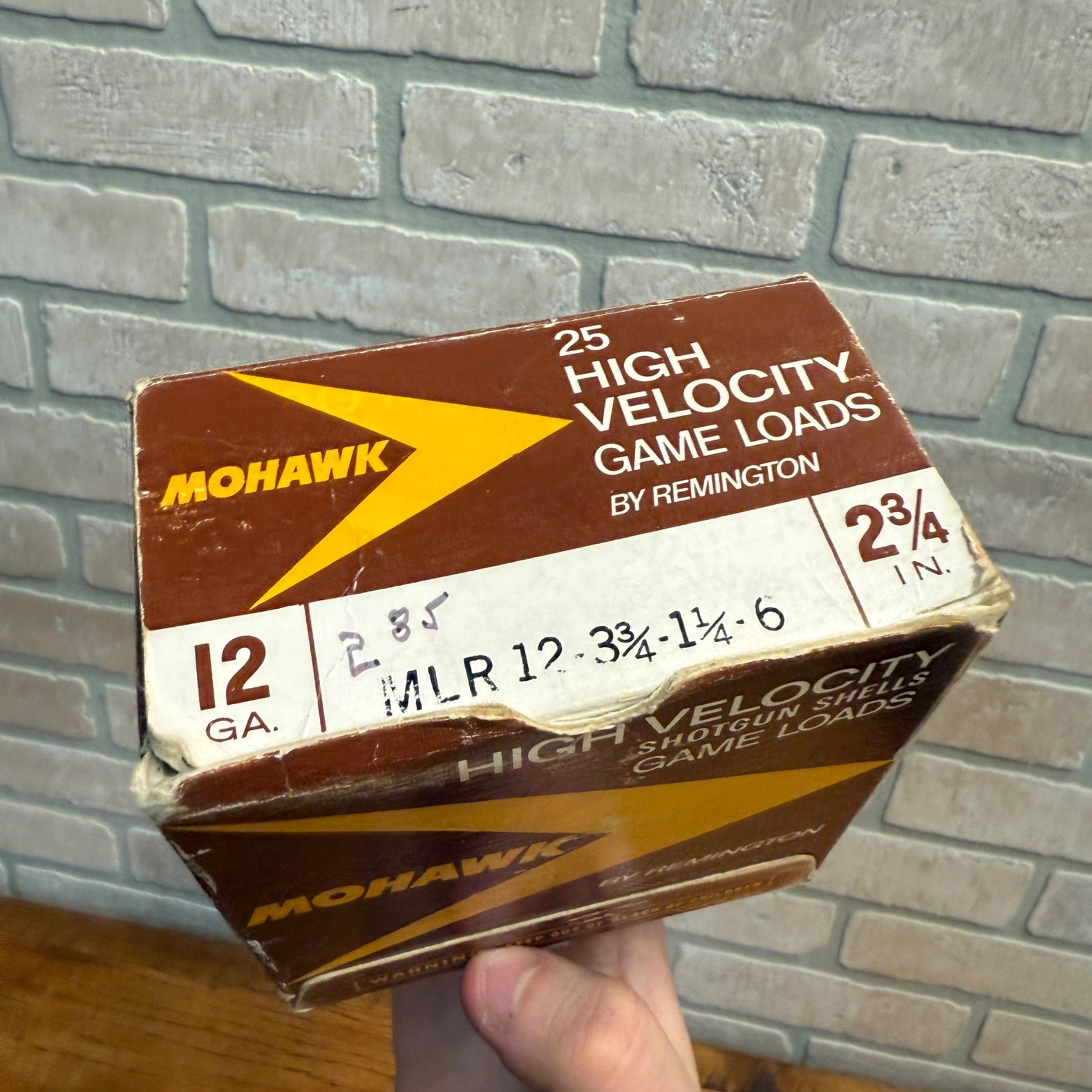 Empty Remington Mohawk 12 Ga Game Loads Ammo Shell Box