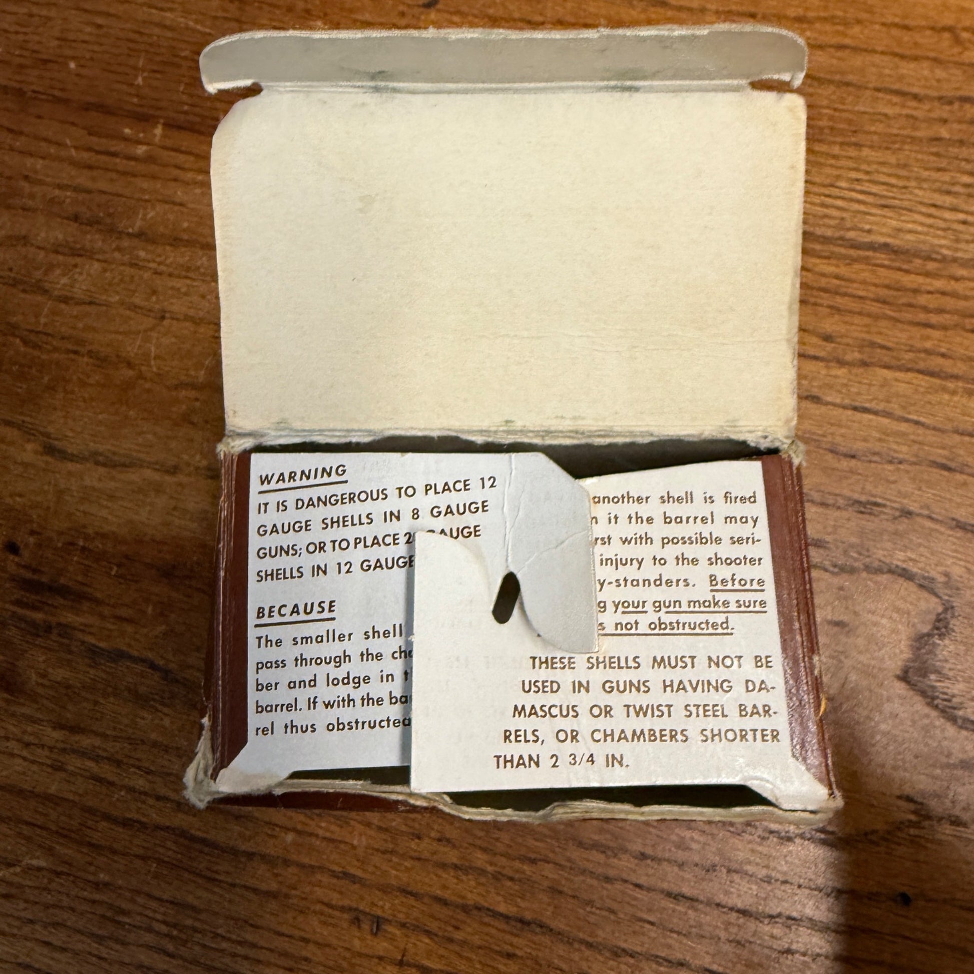 Empty Remington Mohawk 12 Ga Game Loads Ammo Shell Box