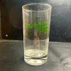 Vintage Bubble Up Soda Pop green ACL Soda Fountain Glass