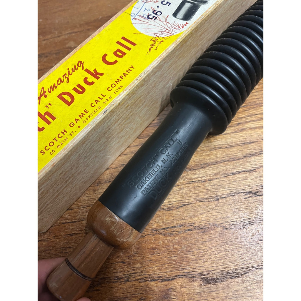 The Amazing Scotch Duck Call Vintage In Original Box 1401 Oakfield, NY USA