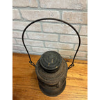 CHICAGO MILWAUKEE RAILROAD LANTERN BELL BOTTOM w/ Northwestern Globe C.M.& St. P. Ry 1895
