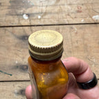 Vintage Eli Lilly Calcium Sulphide Tablets No 343 Amber Pharmacy FULL Bottle