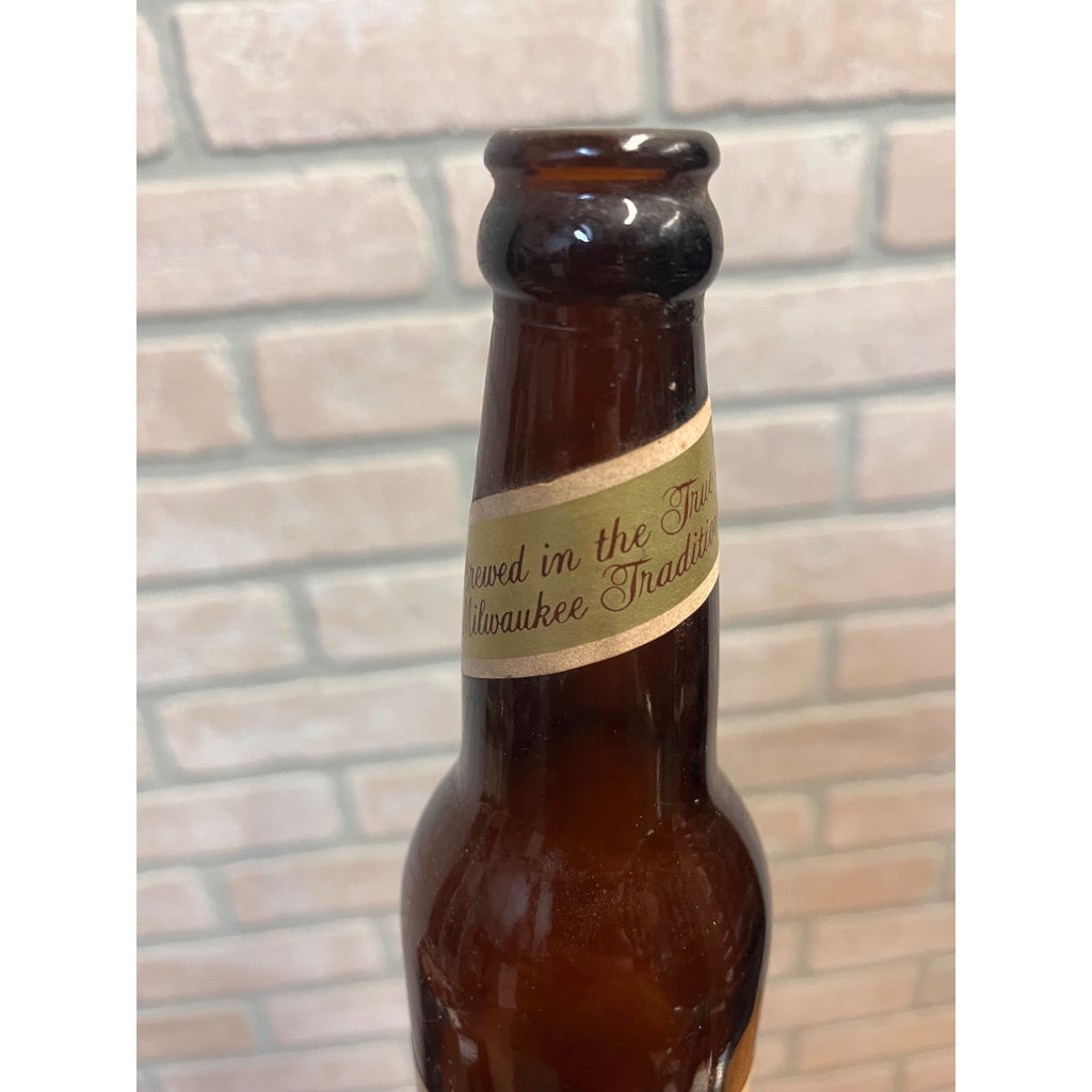 Vintage Gettelman Beer Miller Brewing Co Paper Label Bottle Milwaukee 12oz