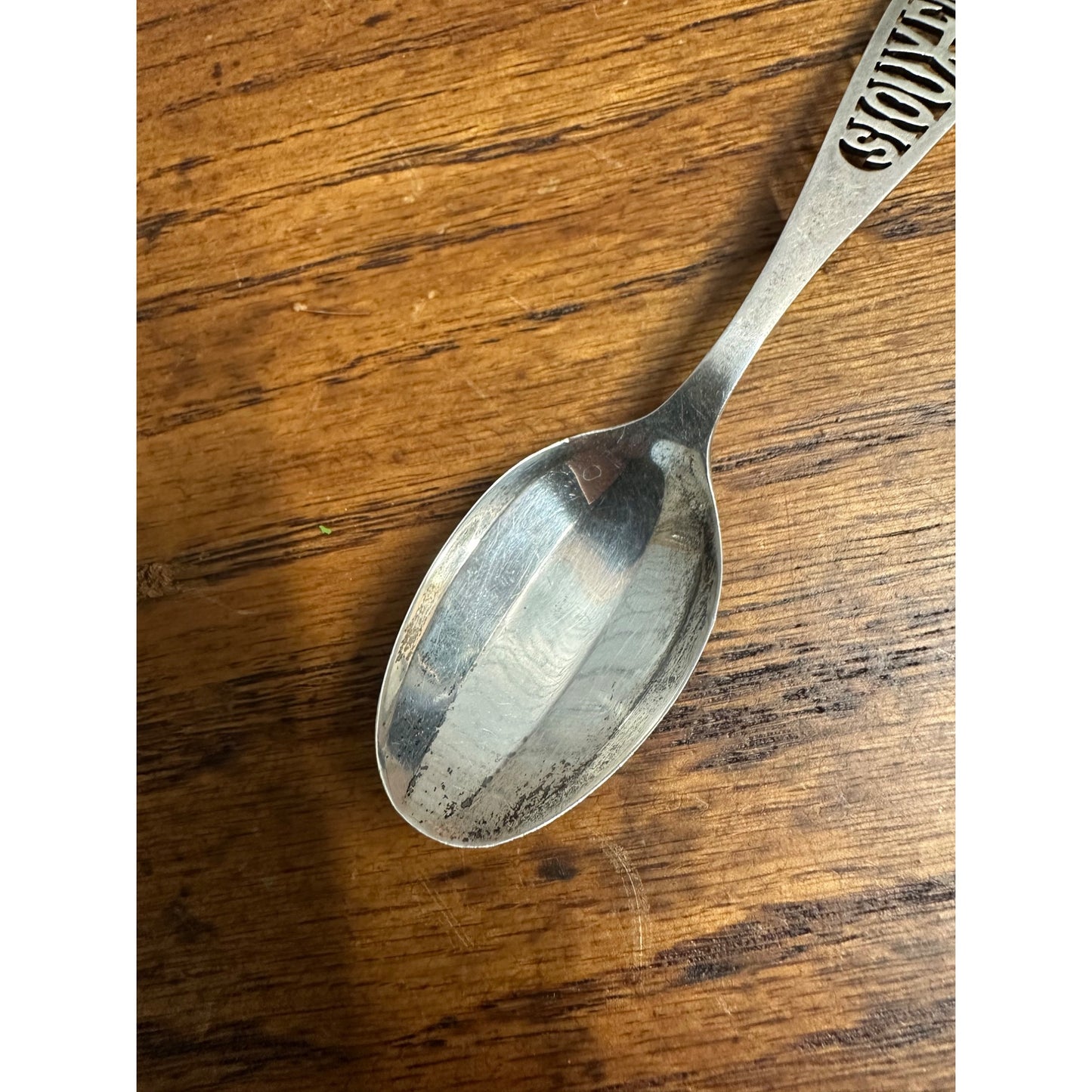 Vintage Sioux Falls Solid STERLING Silver Souvenir Spoon South Dakota