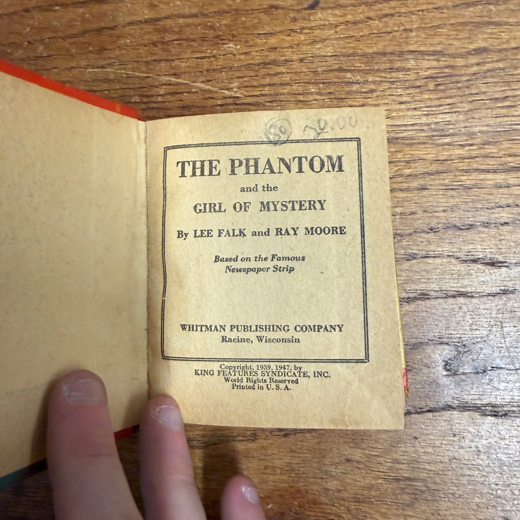 Big Little Book #1416 The Phantom & the Girl of Mystery  -  Fine Condition