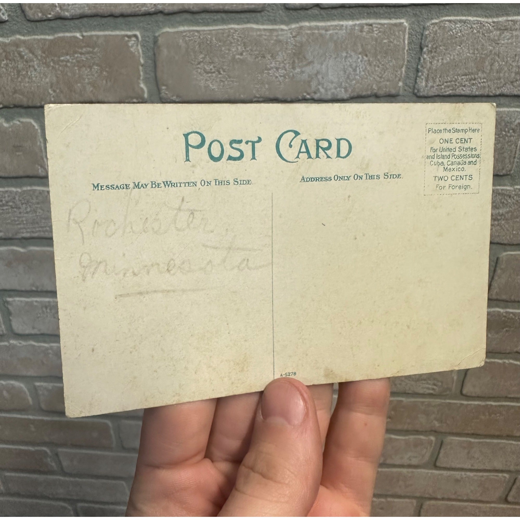 Mayo Offcies Rochester Minn. Minnesota Postcard MN Building Horses
