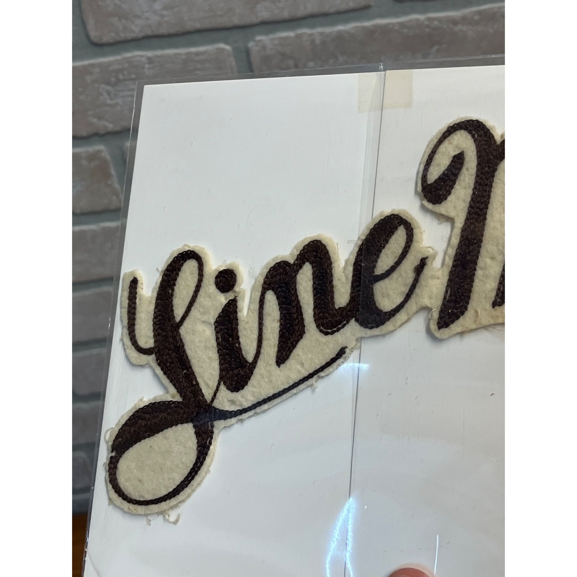 Vintage Line Material Company West Bend Wisconsin Jumbo Jacket Patch