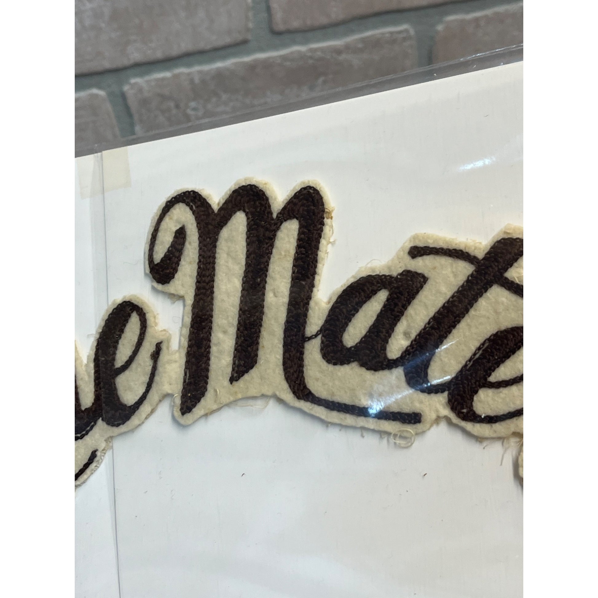 Vintage Line Material Company West Bend Wisconsin Jumbo Jacket Patch