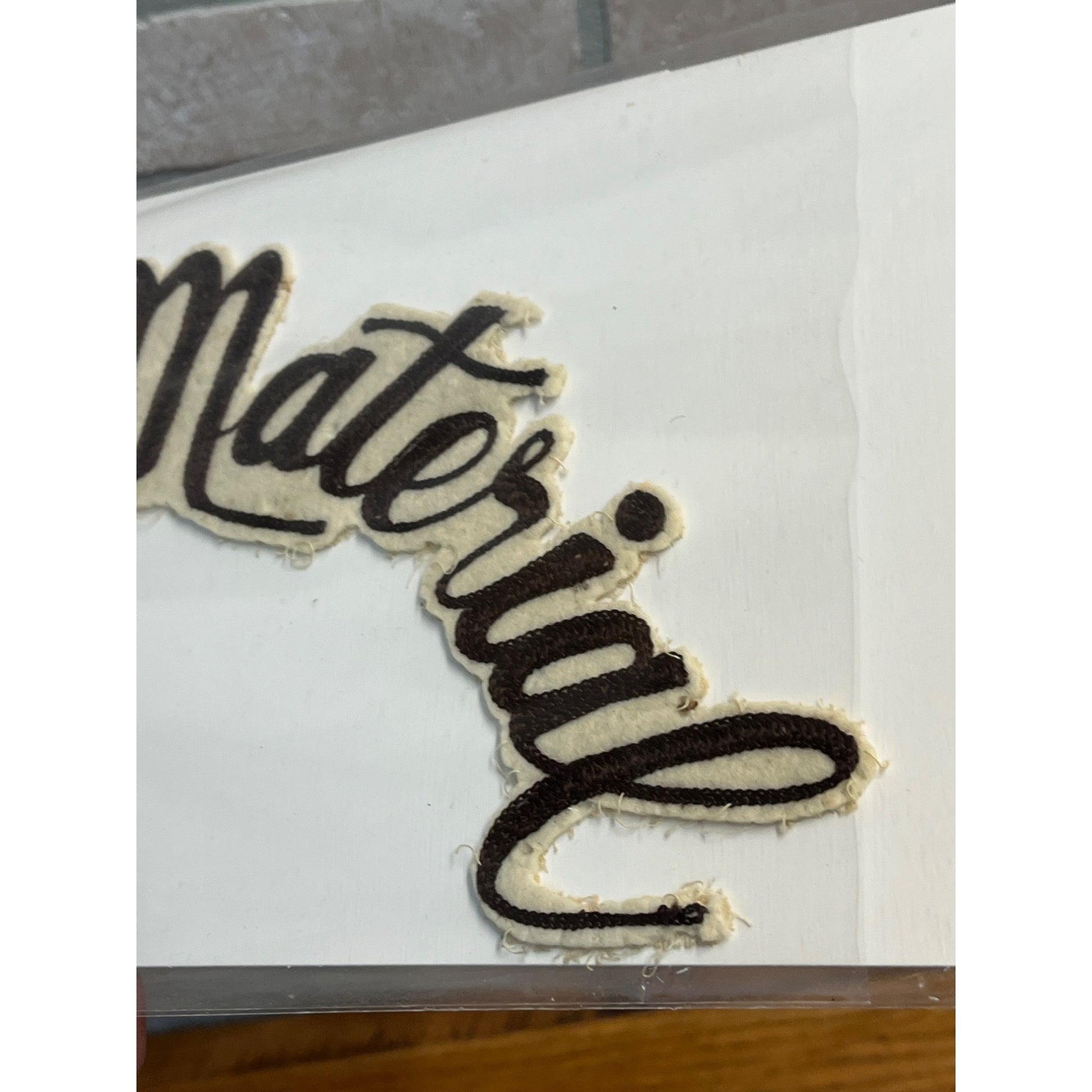 Vintage Line Material Company West Bend Wisconsin Jumbo Jacket Patch