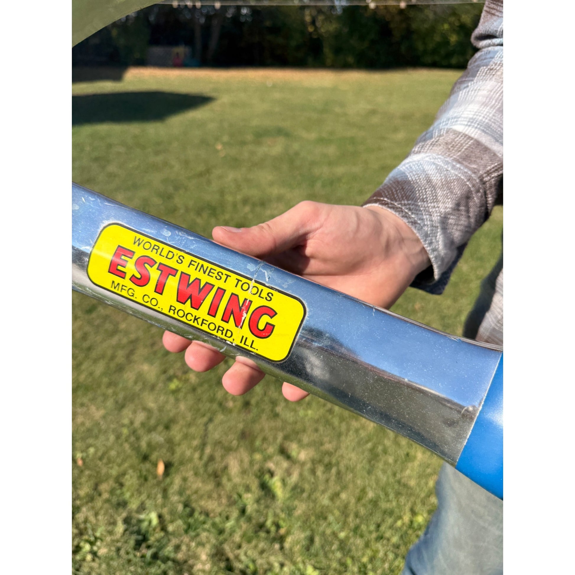 Vintage Estwing LARGE Store Display Plastic Hammer Advertising Sign 38"