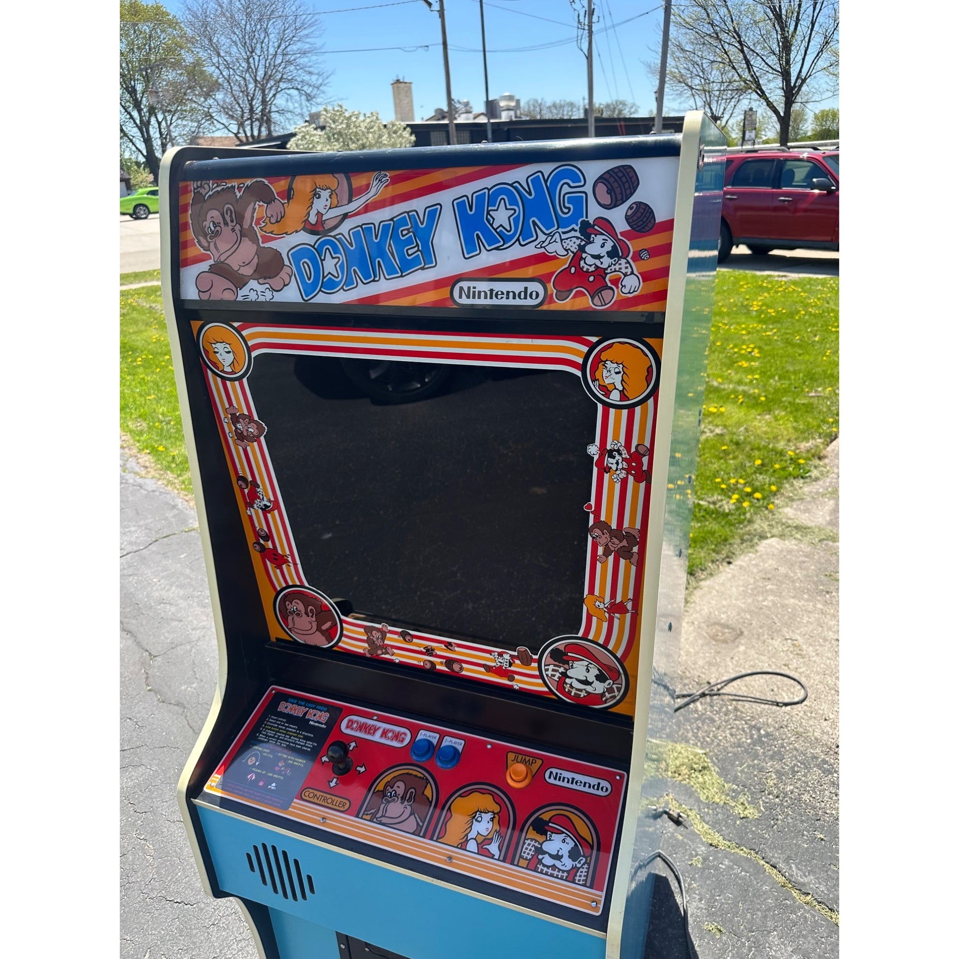 Original 1981 Nintendo Donkey Kong Full Size Upright Vintage Arcade Game Machine