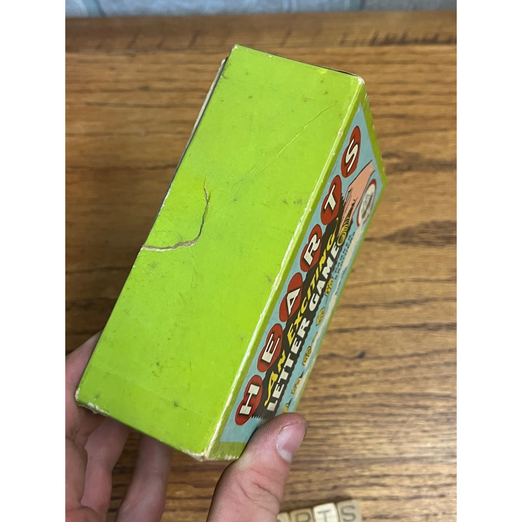 Vintage Hearts Dice Letter Game Parker Brothers New York 1914