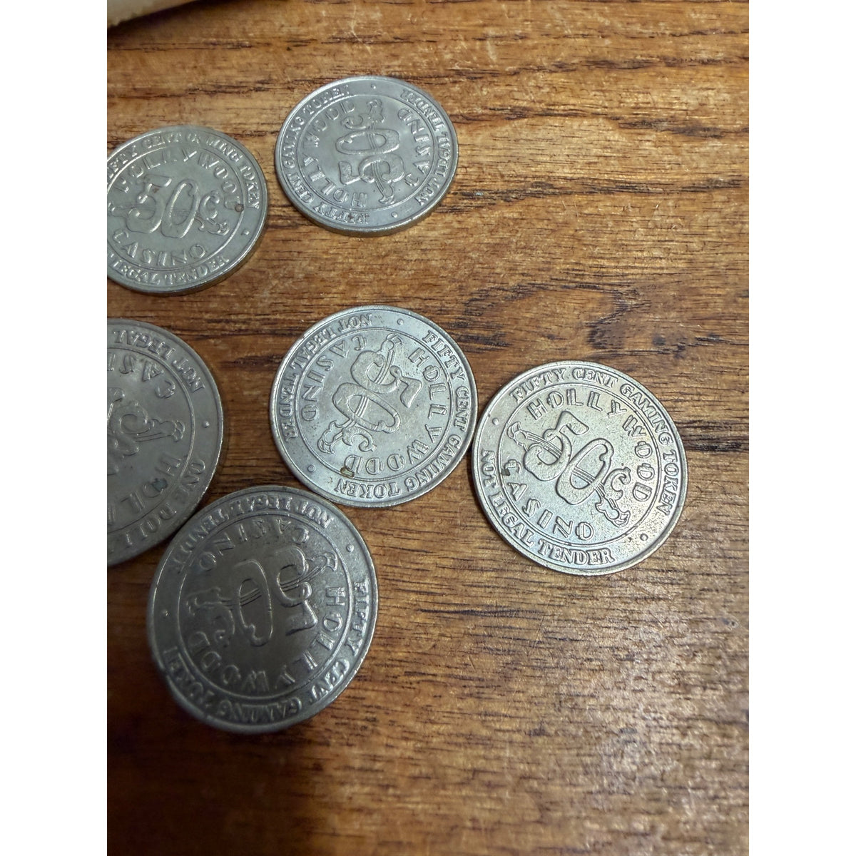 Vintage Lot Aurora Illinois Hollywood Casino Coin Token Lot