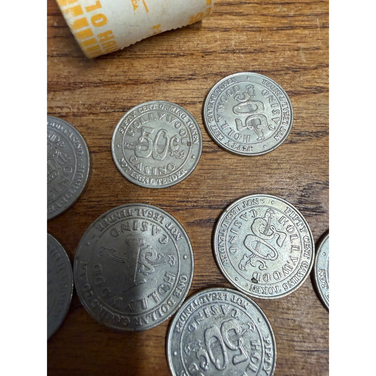 Vintage Lot Aurora Illinois Hollywood Casino Coin Token Lot