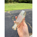 1920's Antique WILDROOT CO Inc Glass Hair Tonic Bottle Buffalo NY Clear Embossed