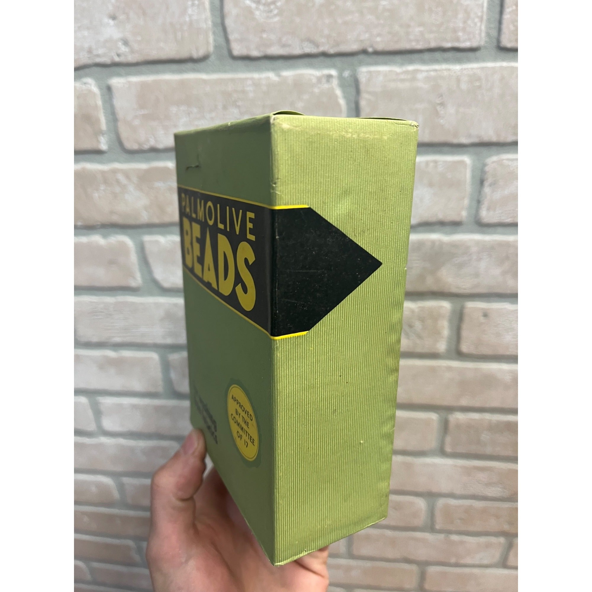 Vintage 1940s Palmolive Beads Washing Laundry Soap Box Advertising Decor