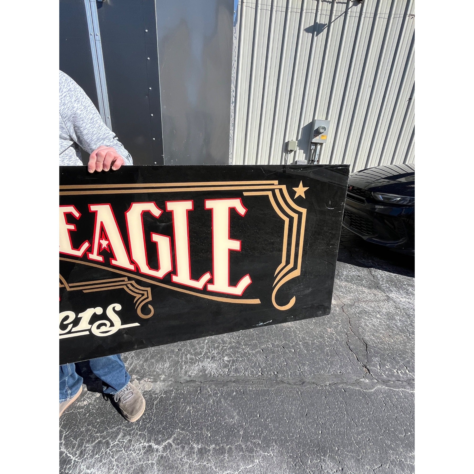 Vintage American Eagle Outfitters Retail Clothing Store Display Sign Large 8ft