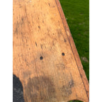 Antique Primitive 19th c Pine Wooden Candle Clock Shelf Folk Art AAFA Farmhouse
