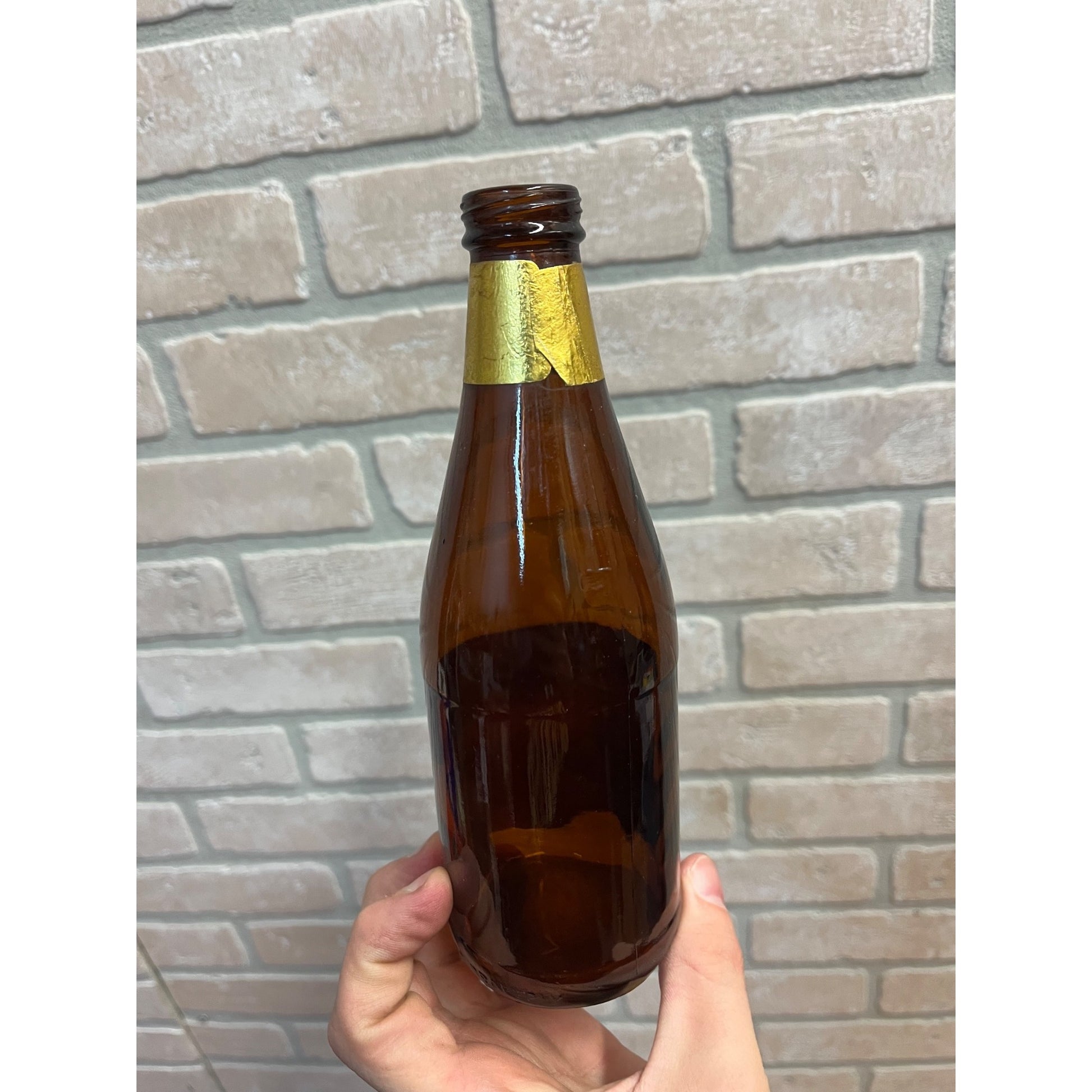 Vintage 1970s Schlitz Milwaukee Beer Glass 12oz Bottle  Full Label