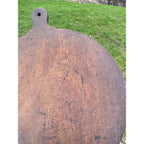 Antique Early Wooden Primitive Bread Board Kitchen Decor 1900s Round