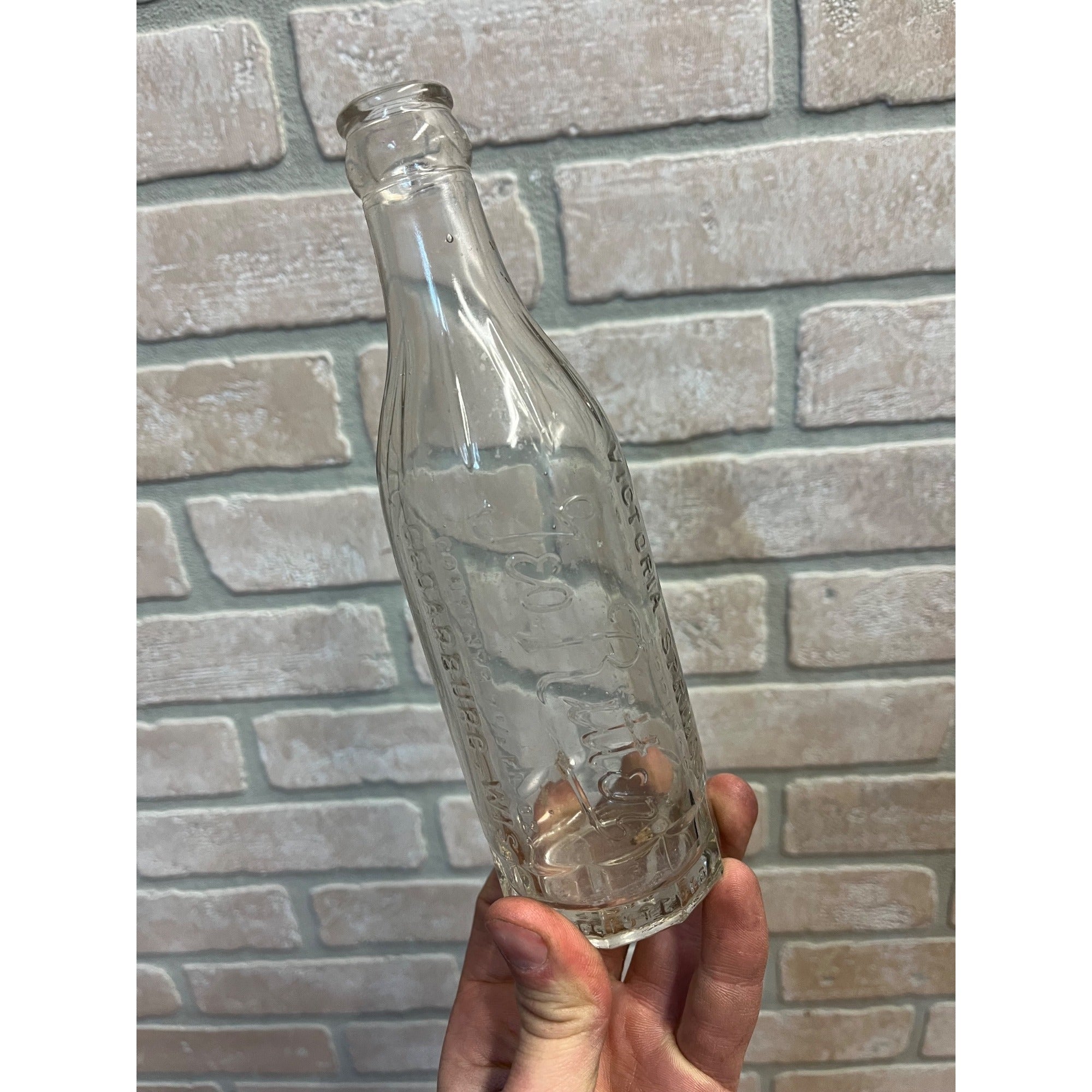 Vintage Geo. Ritters Soda Beverages Bottle Cedarburg Wisconsin Victoria Springs