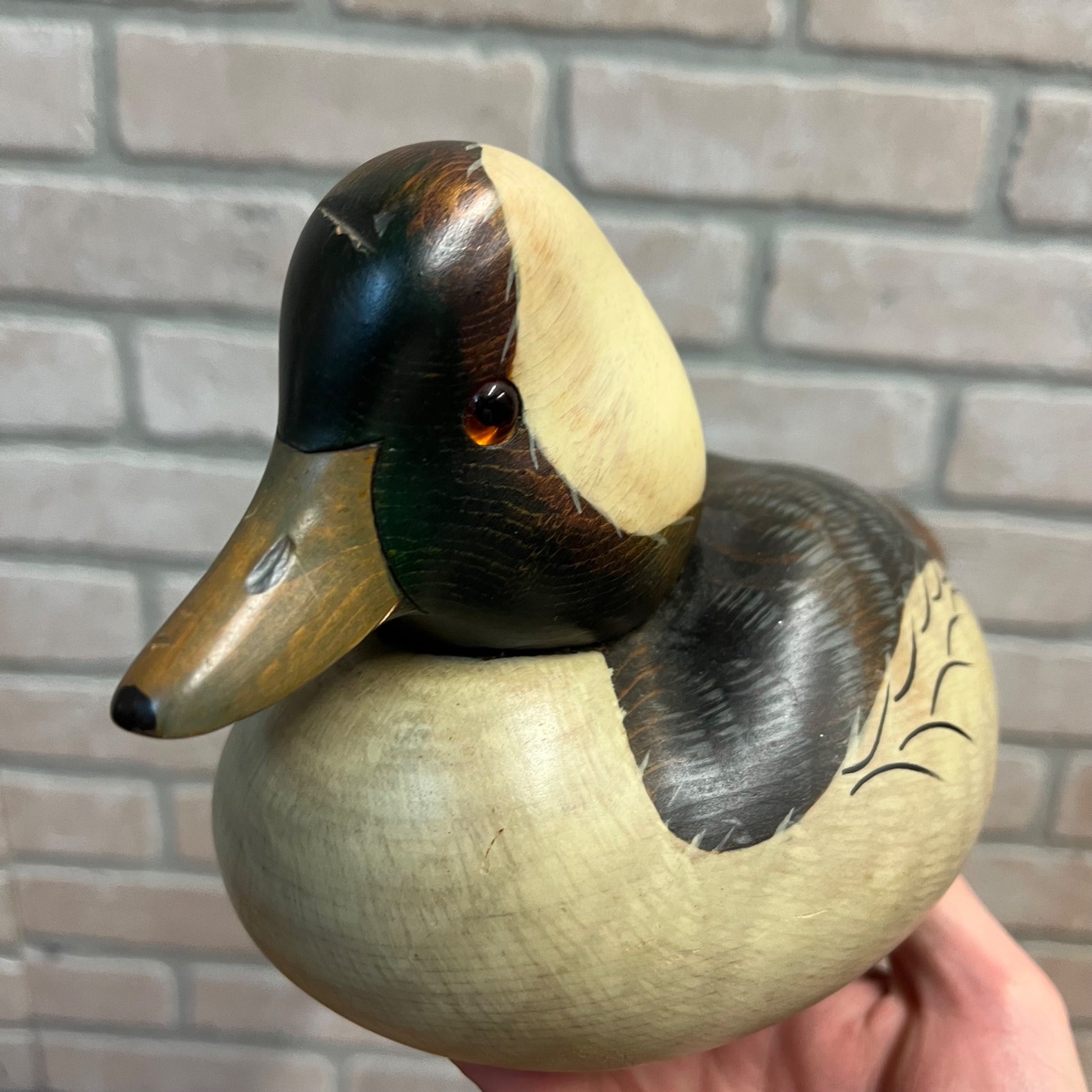 1988-89 Ducks Unlimited Robert Capriola Lac La Croix Bufflehead Duck Decoy