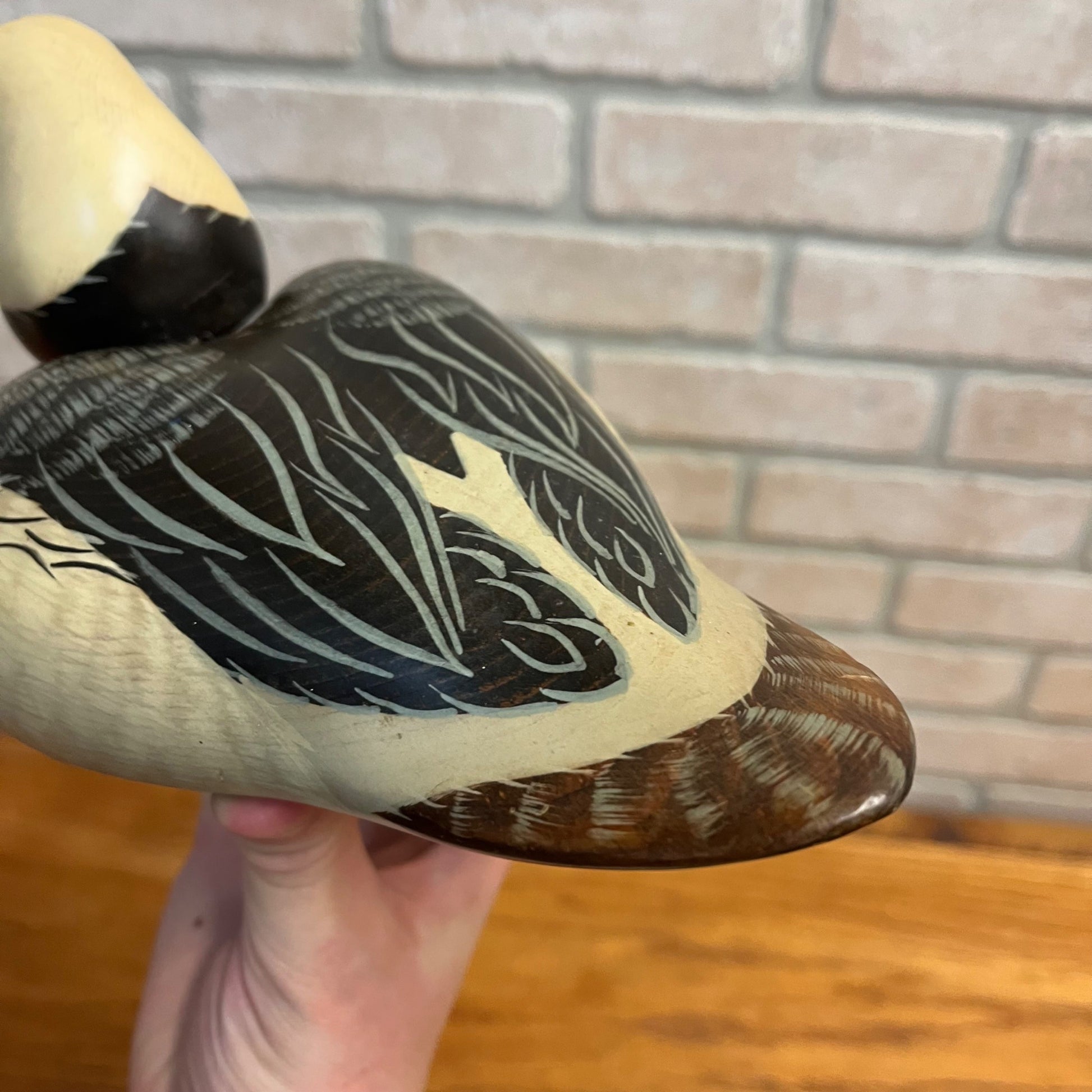 1988-89 Ducks Unlimited Robert Capriola Lac La Croix Bufflehead Duck Decoy