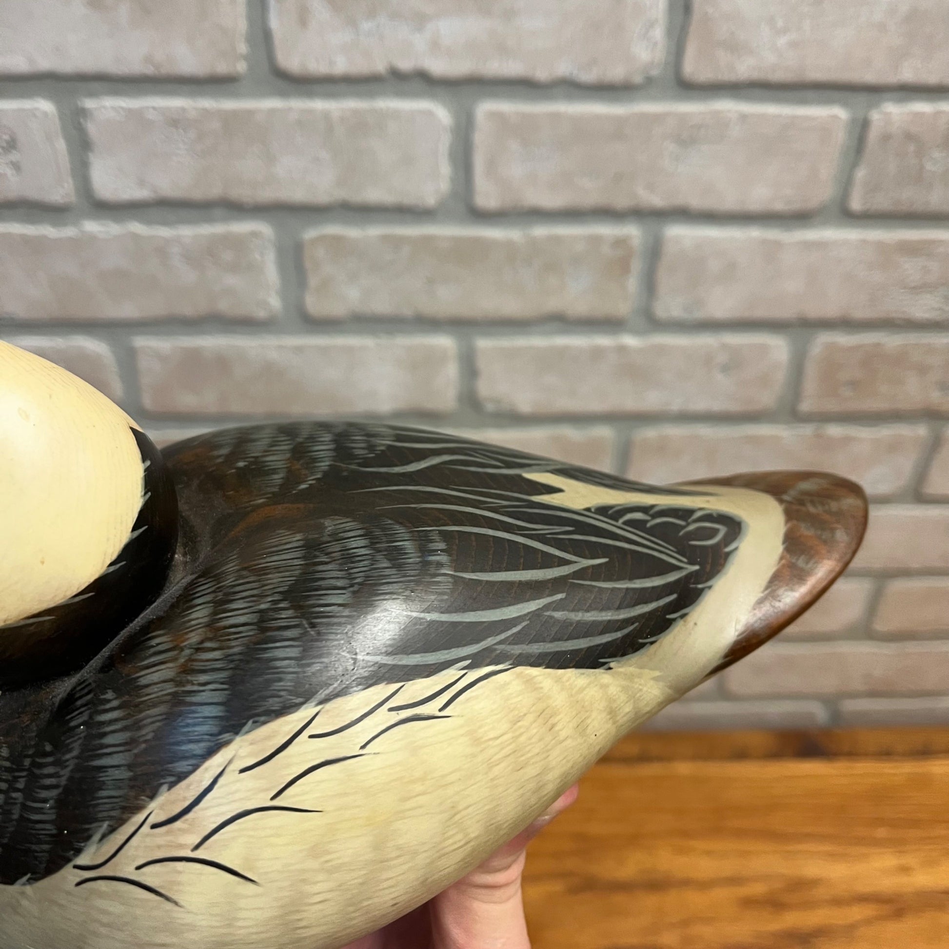 1988-89 Ducks Unlimited Robert Capriola Lac La Croix Bufflehead Duck Decoy