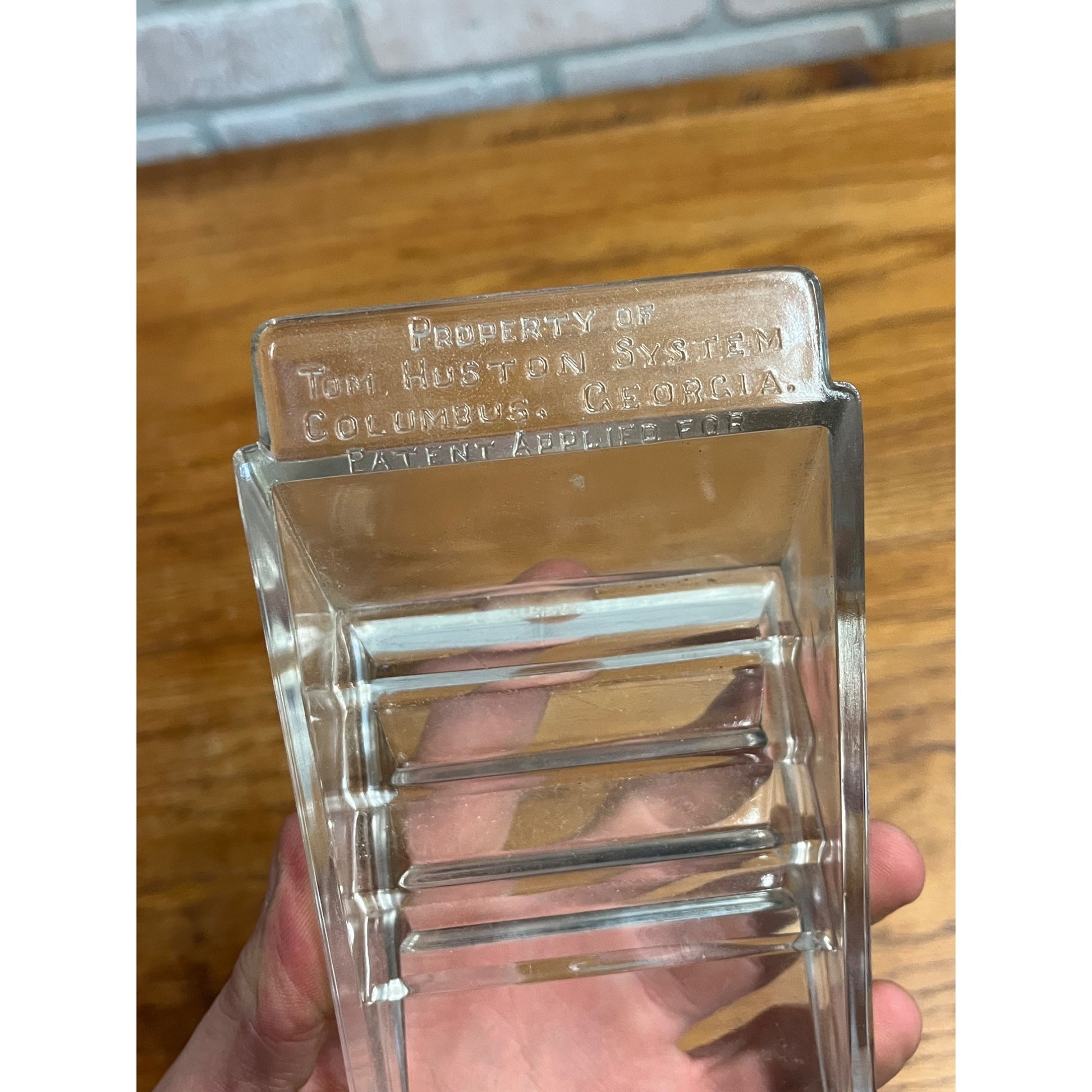 Vintage Tom Huston System Glass Bubble Gum General Store Display Columbus, GA