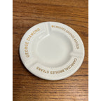 Vintage George Diamond Steakhouse Milwaukee Wis Chicago Ceramic Ashtray Steaks