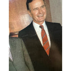 Vintage Richard Nixon Library Collector Series Photo w/ Reagan Ford HW Bush