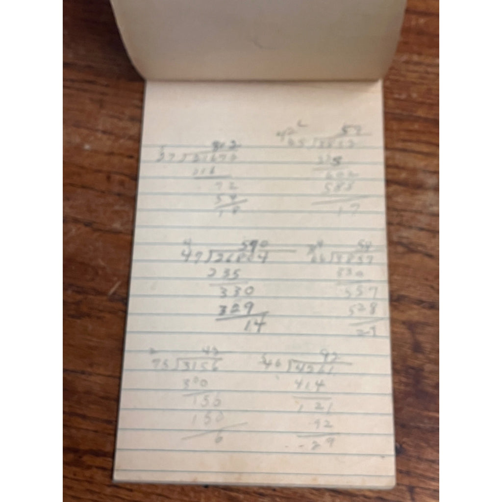 RARE Vintage 1951 Ted Williams Sports Oddities Notepad School Tablet Premium