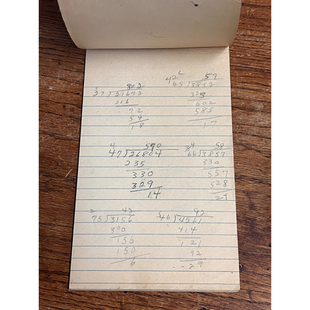 RARE Vintage 1951 Ted Williams Sports Oddities Notepad School Tablet Premium